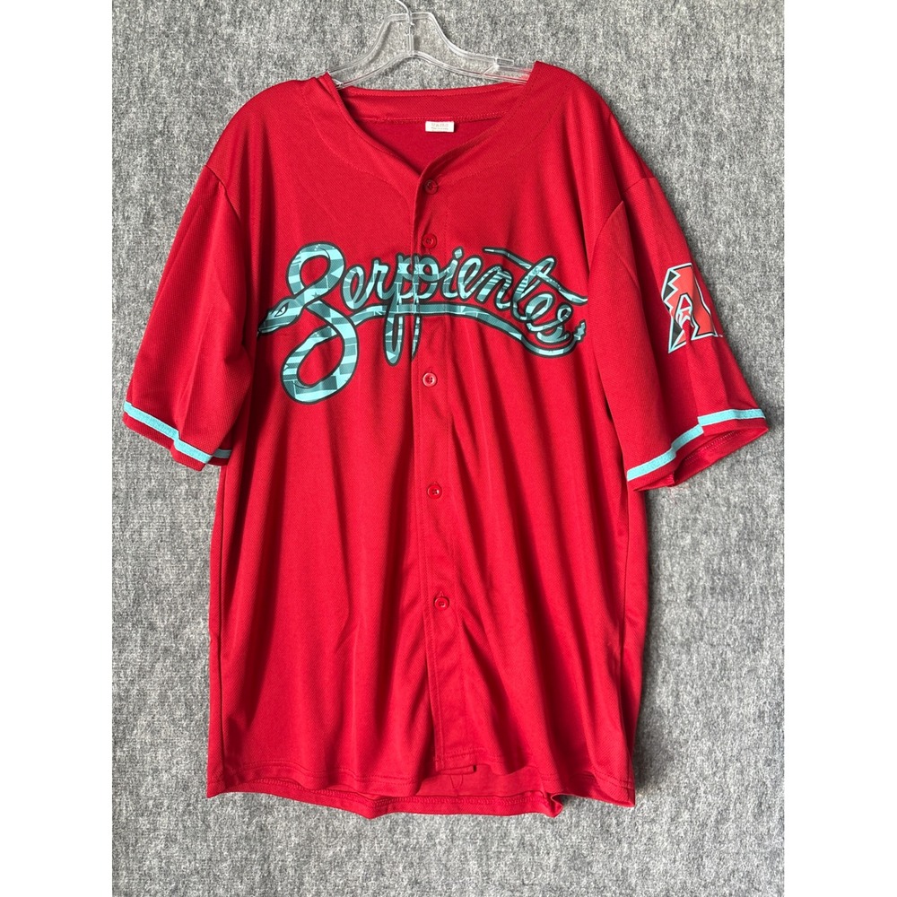 Arizona Diamondbacks Serpientes City Connect Baseball Jersey Red XL